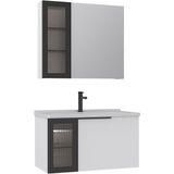Orka Banyo Pure 80 cm Banyo Dolabı Takımı - Mat Beyaz
