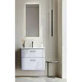 Orka Bari 65 Cm Beyaz Banyo Dolabı Takımı (Ledli Ayna)