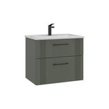 Orka Bari 65 Cm Mat Yeşil Banyo Dolabı Alt Modül Lavabo