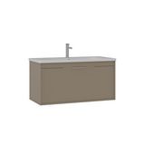Orka Clay 100 Cm Lavabolu Banyo Alt Dolabı Bej