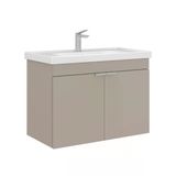 Orka Desna 80 Cm Çöl Beji Banyo Dolabı Alt Modül Lavabo