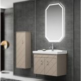 Orka - Dream 105 Banyo Dolabı Takımı Parlak Cappucino Outlet - 5000219-