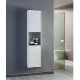 Orka Düden 40 Cm Mdf Beyaz Banyo Boy Dolabı