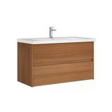 Orka Düden 65 Cm Mdf Çekmeceli Teak Banyo Dolabı Alt Modül Lavabo