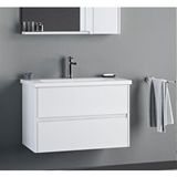 Orka Düden 80 CM Beyaz Banyo Dolabı Takımı
