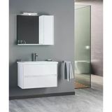Orka Düden 80 Cm Mdf Çekmeceli Beyaz Banyo Dolabı Takımı