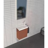Orka Ferla 40 Cm Tarçın Banyo Dolabı Alt Modül Ve Lavabo