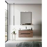 Orka Galia 100 cm Lidya Banyo Dolabı Takımı – Seramik Lavabo ve LED Aynalı