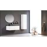 ORKA LİSBON 90 CM BANYO DOLABI MAT BEYAZ