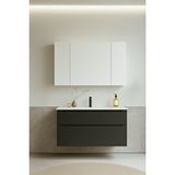 Orka Messina 100 Cm Mat Antrasit Banyo Dolabı Takımı (dolaplı Ayna) Çok Renkli