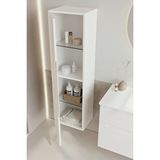Orka Messina 40 Cm Mat Beyaz Banyo Boy Dolabı Çok Renkli