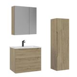 Orka Messina 65 Cm Meşe Banyo Dolabı Takımı Ve Boy Dolabı