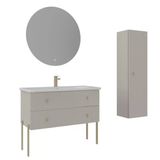 Orka Milazzo 100 Cm Callisto Ayaklı Banyo Dolabı Takımı Ve Boy Dolabı