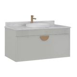 Orka Molino 120 Cm Kaşmir Banyo Dolabı Alt Modül Ve Lavabo