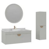Orka Molino 120 Cm Kaşmir Banyo Dolabı Takımı Ve Boy Dolabı