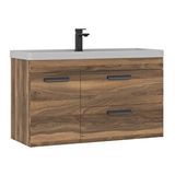 Orka Nova 100 Cm Lavabolu Banyo Alt Dolabı Ceviz