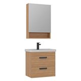 Orka Nova 60 Cm Banyo Dolabı Takımı Meşe