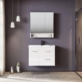 Orka Nova 80 cm Beyaz Banyo Dolabı Takımı