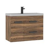 Orka Nova 80 Cm Lavabolu Banyo Alt Dolabı Ceviz