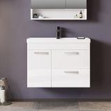 Orka Nova 80 cm Mdf Beyaz Banyo Dolabı