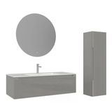 Orka Olbia 120 Cm Mat Kaşmir Banyo Dolabı Takımı Ve Boy Dolabı