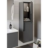 Orka Pure 40 Cm Gri Banyo Boy Çamaşır Dolabı Çok Renkli