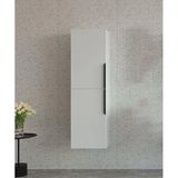 Orka Pure 40 Cm Mat Beyaz Banyo Çamaşır Boy Dolabı