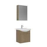 Orka Purus 55 Cm Asma Banyo Dolabı Takımı (ayna Dolaplı) Beyaz