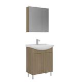 Orka Purus 65 Cm Budva Ayna Dolaplı Banyo Dolabı Takım (Ayaklı)