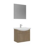 Orka Purus 65 Cm Budva Düz Aynalı Banyo Dolabı Takımı (Asma)