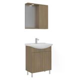 Orka Purus 65 Cm Budva Spot Aynalı Banyo Dolabı Takım (Ayaklı)