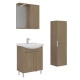 Orka Purus 65 Cm Budva Spot Aynalı Banyo Dolabı Takım Ve Boy Dolabı (Ayaklı)