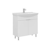 Orka Purus 80 Cm Ayaklı Lavabolu Banyo Alt Dolabı Beyaz