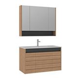 Orka Ricato 100 Cm Banyo Dolabı Takımı Meşe