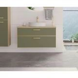 Orka Salerno 75 Cm Mat Sardunya Banyo Dolabı Alt Modül Ve Lavabo