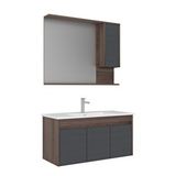 Orka Serra 100 Cm Banyo Dolabı Takımı Antrasit