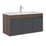 Orka Serra 100 Cm Lavabolu Banyo Alt Dolabı Antrasit