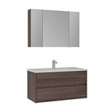 Orka Side 100 Cm Çekmeceli Banyo Dolabı Takımı Ceviz