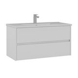 Orka Side 100 Cm Çekmeceli Lavabolu Banyo Alt Dolabı Beyaz