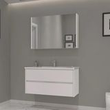 Orka Side 100 cm Mdf Cekmeceli Beyaz Banyo Dolabi Takımı