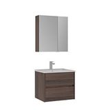 Orka Side 65 Cm Çekmeceli Banyo Dolabı Takımı Ceviz
