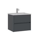 Orka Side 65 Cm Çekmeceli Lavabolu Banyo Alt Dolabı Antrasit