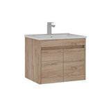 Orka Side 65 Cm Çekmeceli Lavabolu Banyo Alt Dolabı Meşe