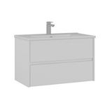Orka Side 85 Cm Çekmeceli Lavabolu Banyo Alt Dolabı Beyaz