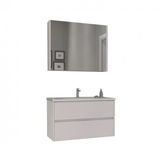 Orka Side 85 cm Mdf Cekmeceli Beyaz Banyo Dolabı Takımı