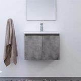 Orka Sidney 60 Cm Gümüş Banyo Dolabı Alt Modül Ve Lavabo