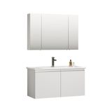 Orka Terme 100 cm Mdf Kaşmir Taş Banyo Dolabı