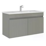 Orka Tivoli 100 Cm Mat Kaşmir Banyo Dolabı Alt Modül Lavabo