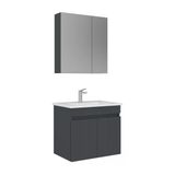 Orka Tivoli 65 Cm Mat Antrasit Banyo Dolabı Takımı