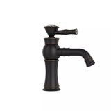 Orka TP1482B Siyah Antik Topkapı Lavabo Bataryası